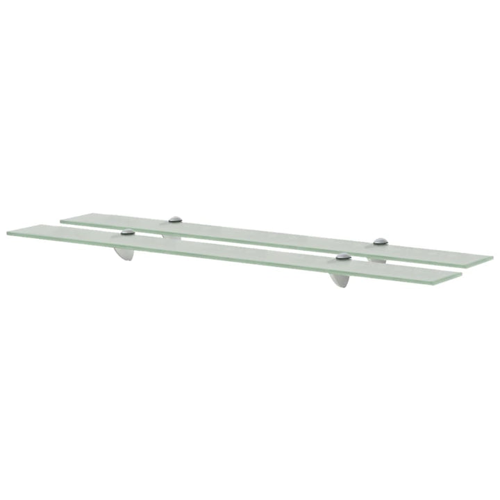 svævehylder 2 stk. 90 x 10 cm 8 mm glas