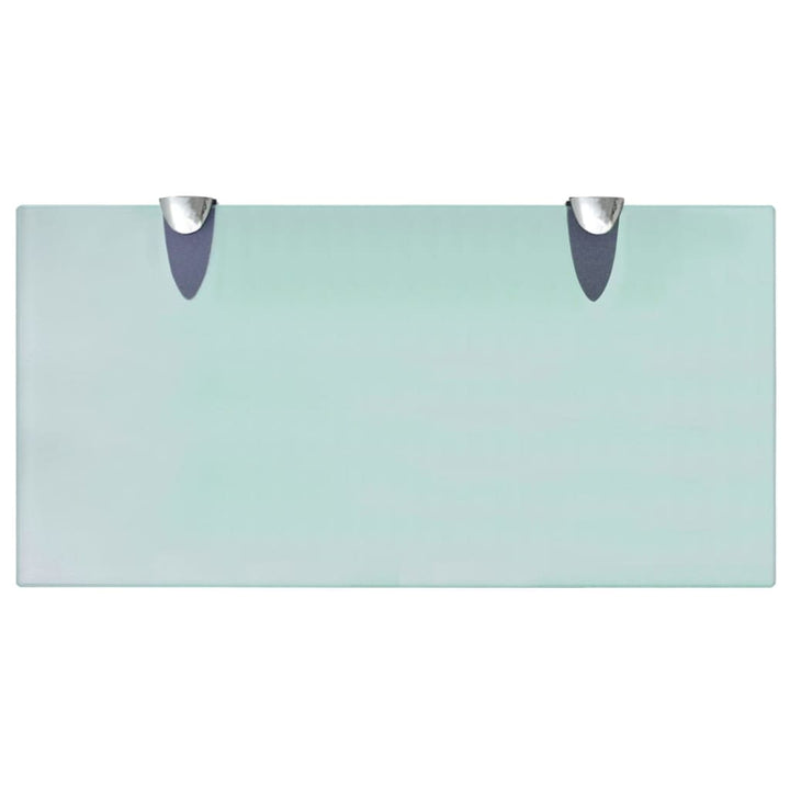 svævehylder 2 stk. 40 x 20 cm 8 mm glas