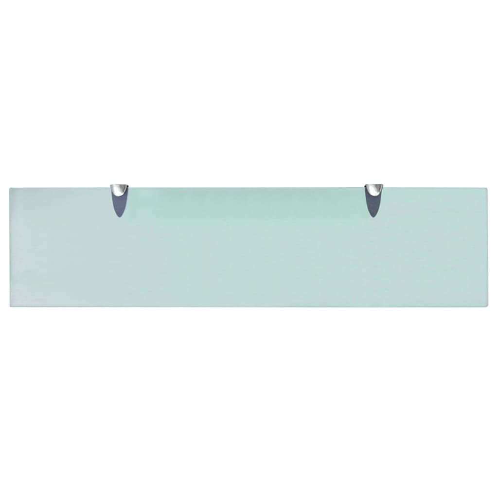 svævehylder 2 stk. 80 x 20 cm 8 mm glas