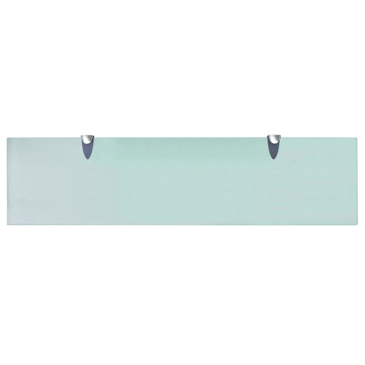 svævehylder 2 stk. 80 x 20 cm 8 mm glas