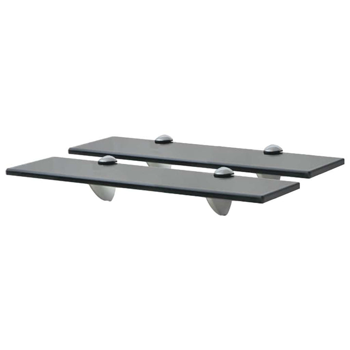 svævehylder 2 stk. 40 x 20 cm 8 mm glas