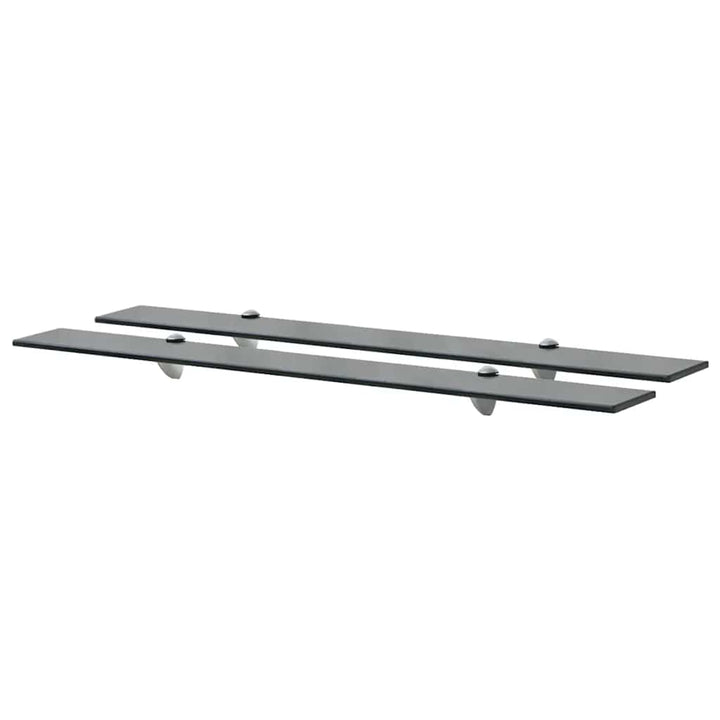 svævehylde 2 stk. 90 x 20 cm 8 mm glas