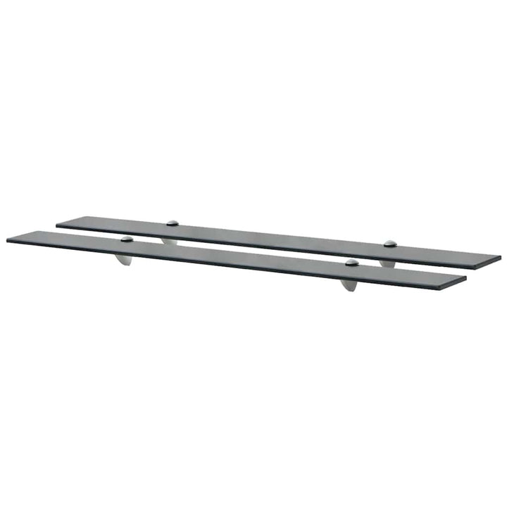 svævehylder 2 stk. 100 x 20 cm 8 mm glas