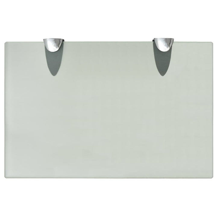 svævehylder 2 stk. 30 x 20 cm 8 mm glas
