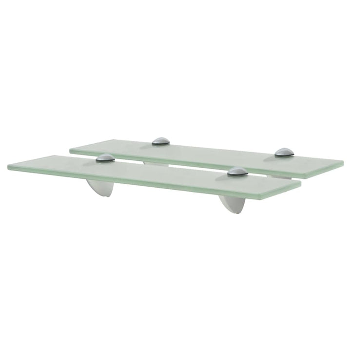 svævehylde 2 stk. 40 x 20 cm 8 mm glas