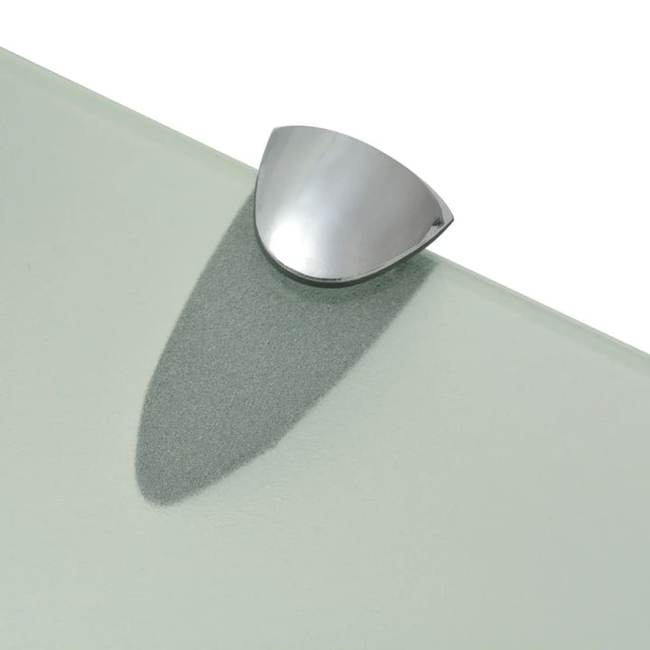 svævehylder 2 stk. 70 x 20 cm 8 mm glas
