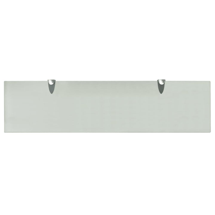 svævehylder 2 stk. 80 x 20 cm 8 mm glas