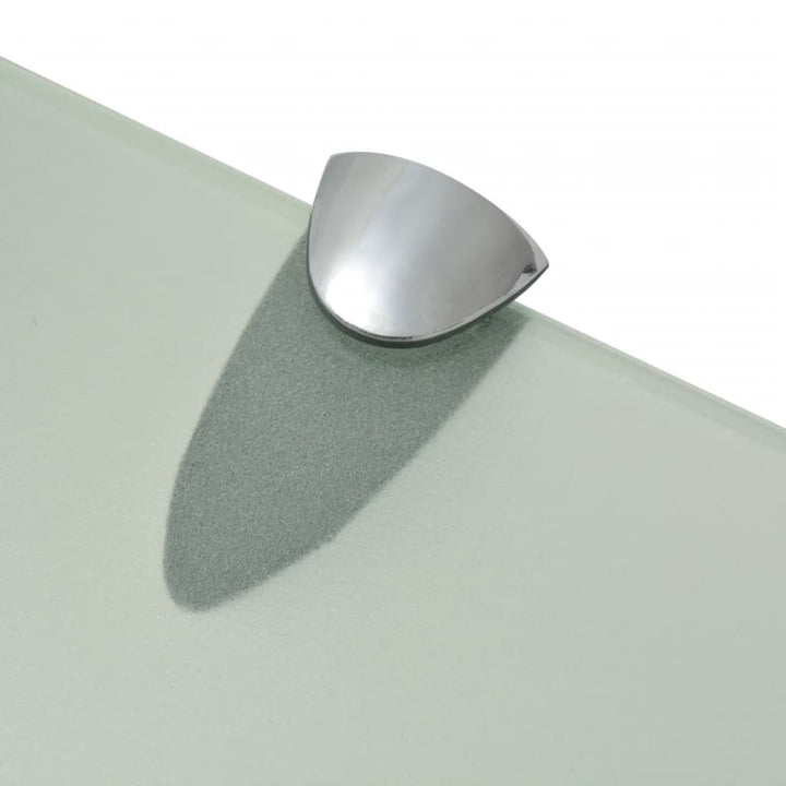 svævehylder 2 stk. 80 x 20 cm 8 mm glas
