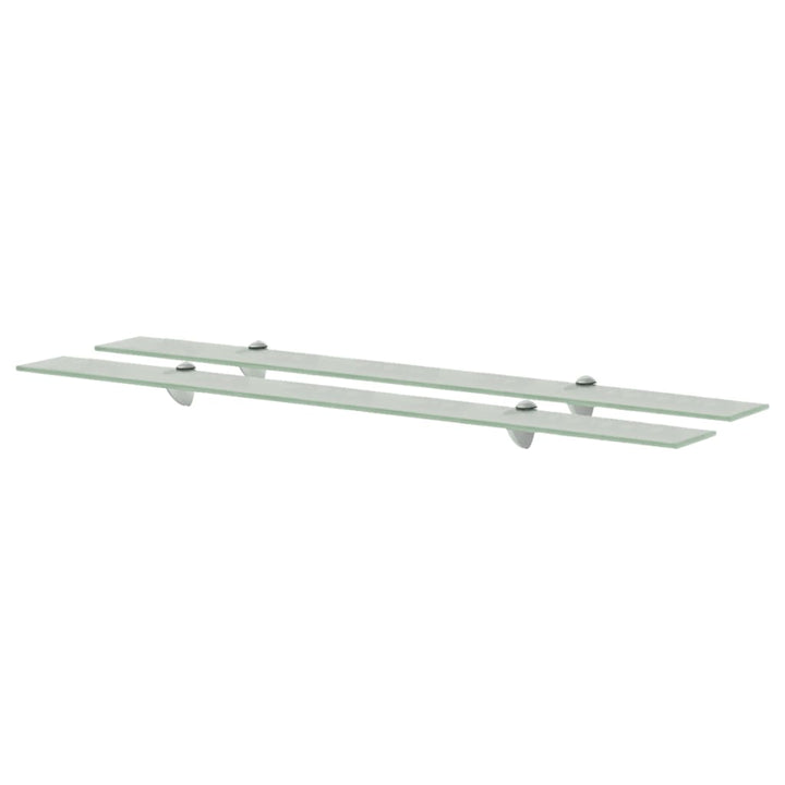 svævehylder 2 stk. 100 x 20 cm 8 mm glas