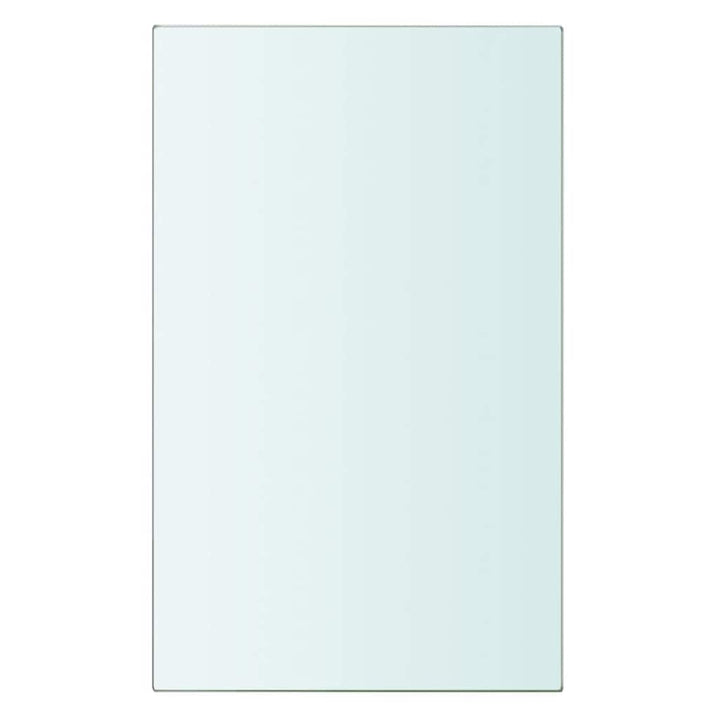 hylder 2 stk. glaspanel 20 x 12 cm klar