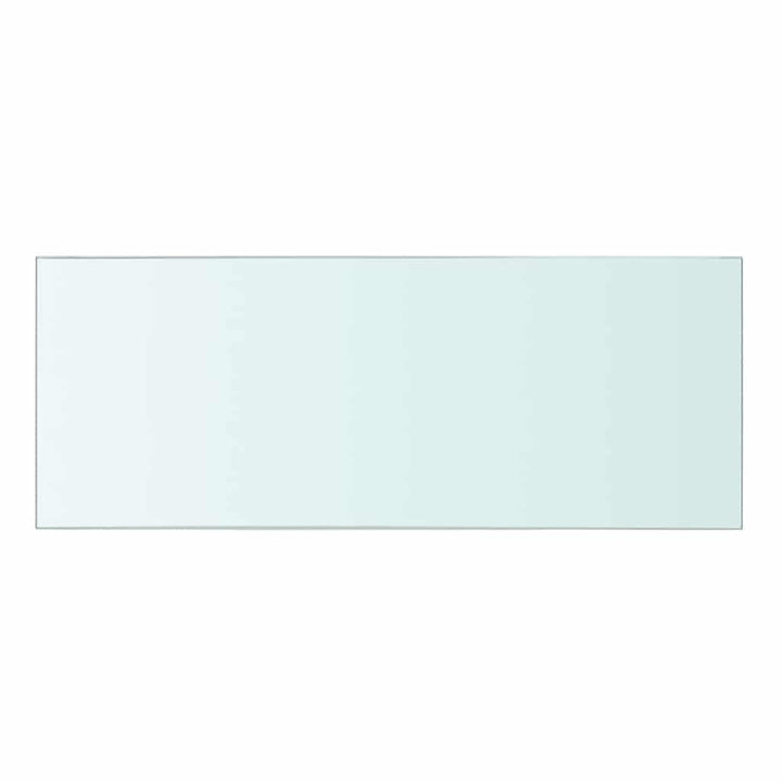 hylder 2 stk. glaspanel 40 x 15 cm klar