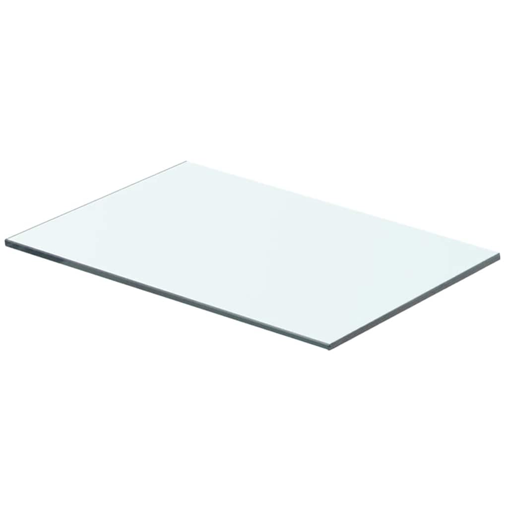 hylder 2 stk. glaspanel 40 x 20 cm klar