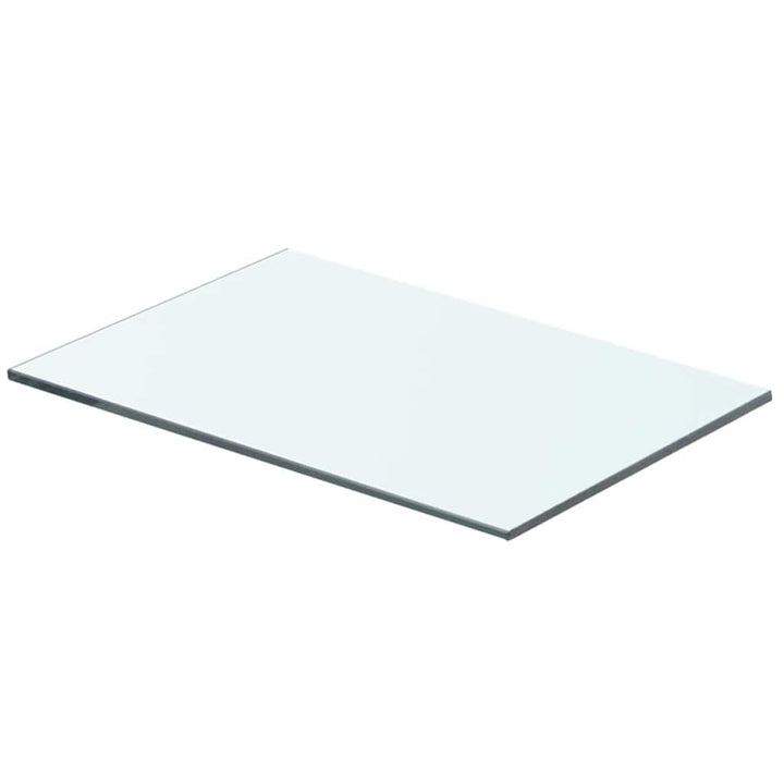 hylder 2 stk. glaspanel 40 x 20 cm klar