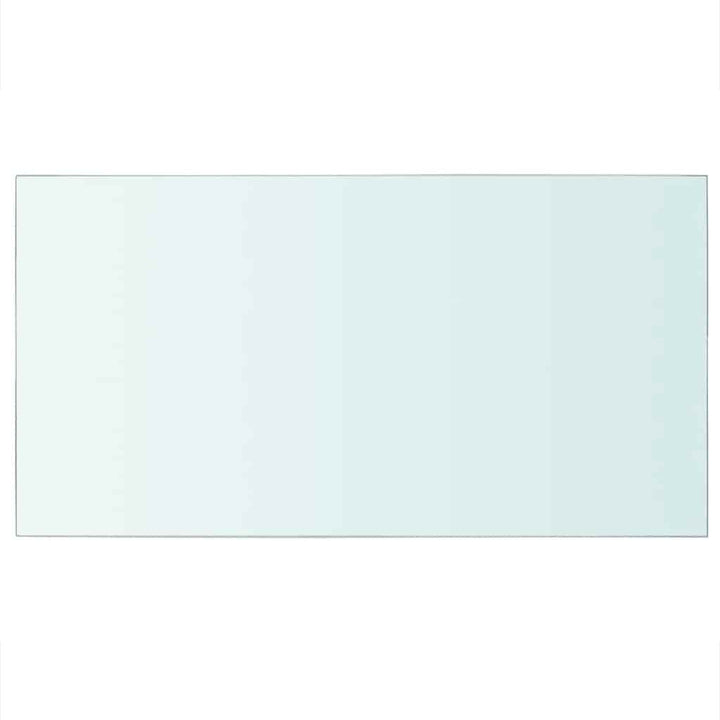 hylder 2 stk. glaspanel 40 x 25 cm klar