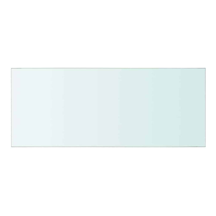 hylder 2 stk. glaspanel 50 x 20 cm klar