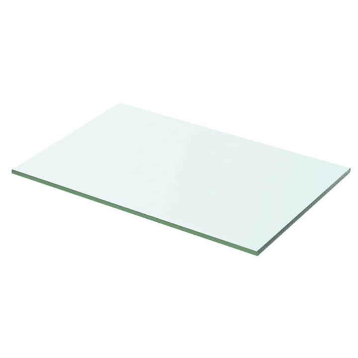 hylder 2 stk. glaspanel 50 x 25 cm klar
