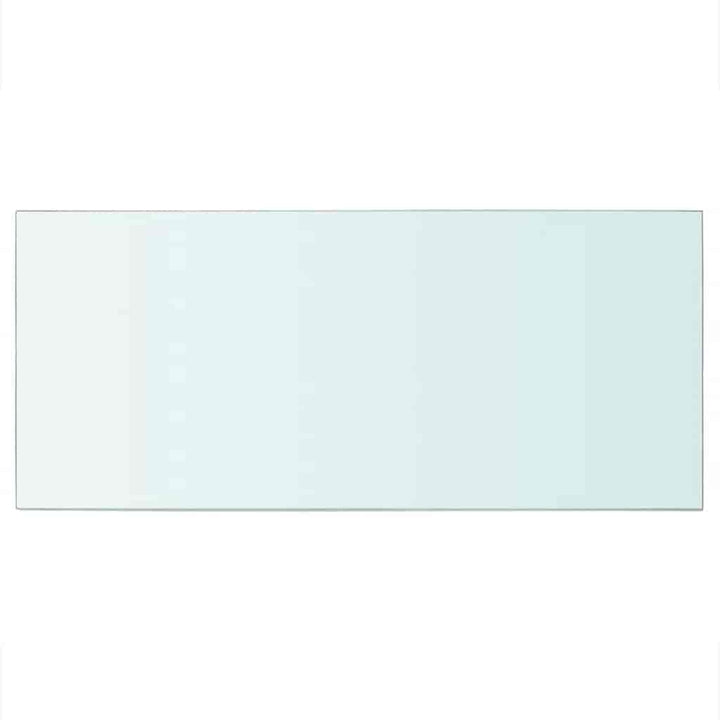 hylder 2 stk. glaspanel 50 x 25 cm klar