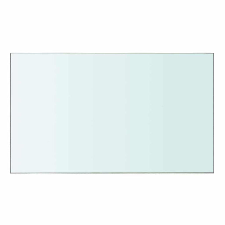 hylder 2 stk. glaspanel 50 x 30 cm klar