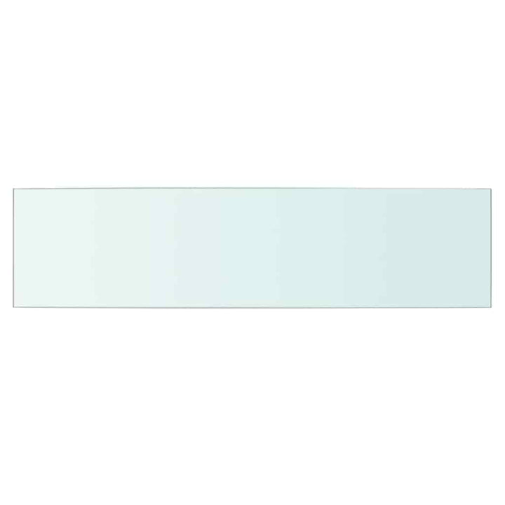 hylder 2 stk. glaspanel 60 x 15 cm klar