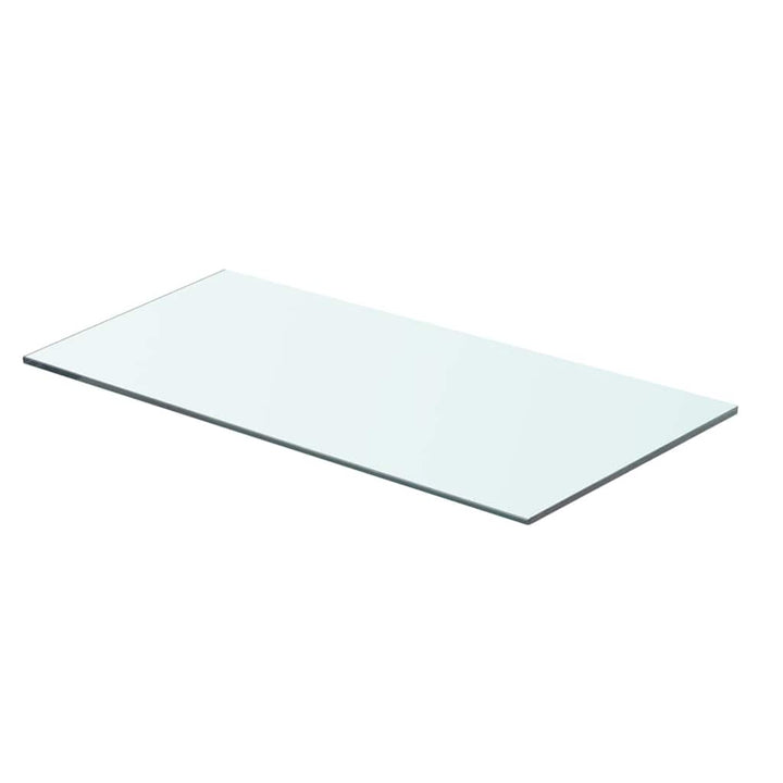 hylder 2 stk. glaspanel 60 x 25 cm klar