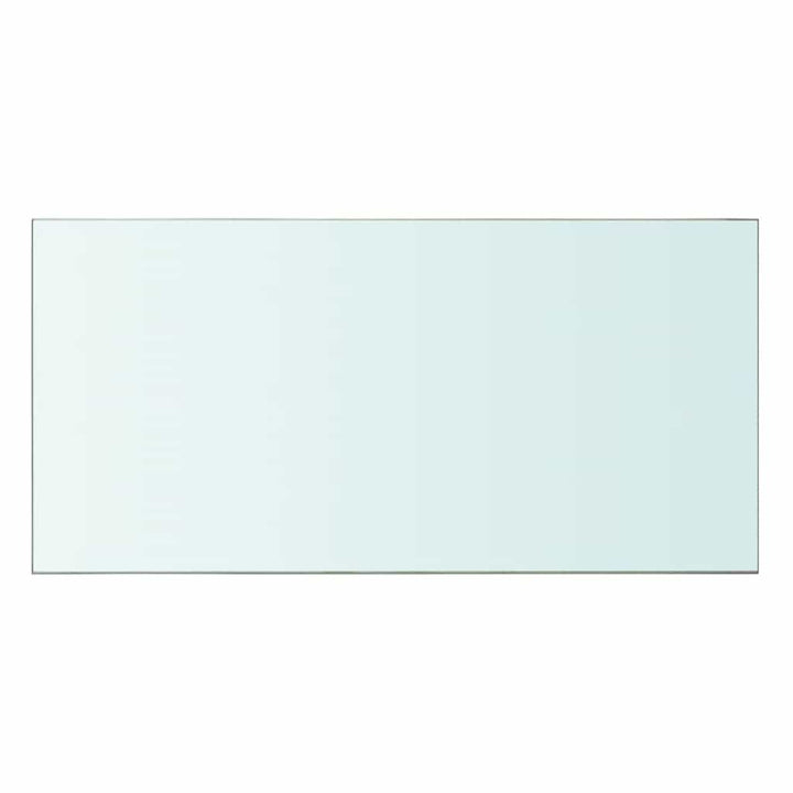 hylder 2 stk. glaspanel 60 x 30 cm klar