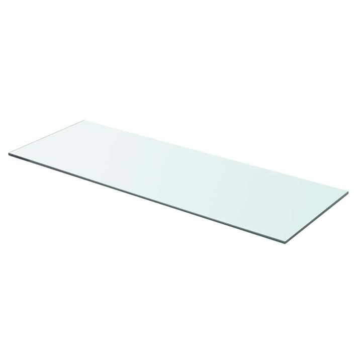 hylder 2 stk. glaspanel 70 x 25 cm klar
