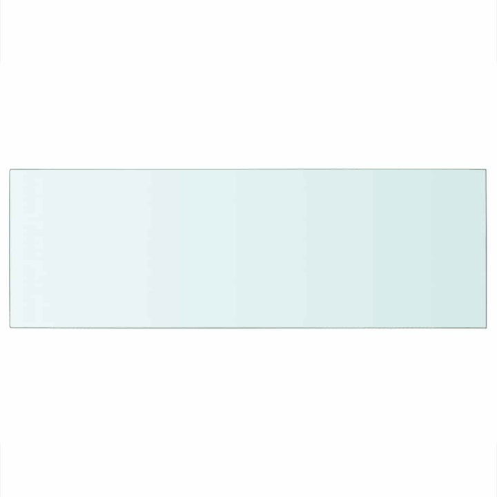 hylder 2 stk. glaspanel 70 x 25 cm klar