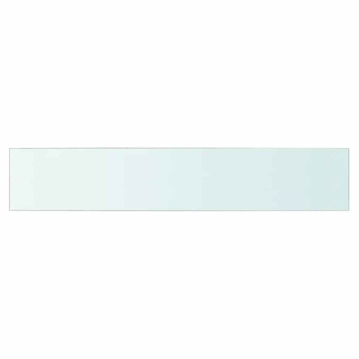 hylder 2 stk. glaspanel 80 x 15 cm klar