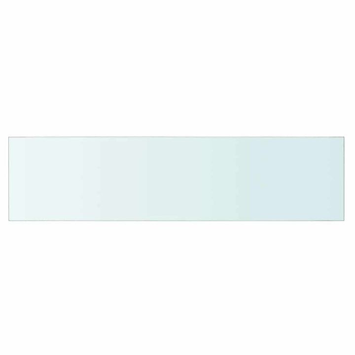 hylder 2 stk. glaspanel 80 x 20 cm klar
