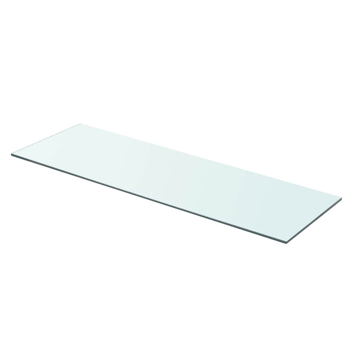 hylder 2 stk. glaspanel 80 x 25 cm klar