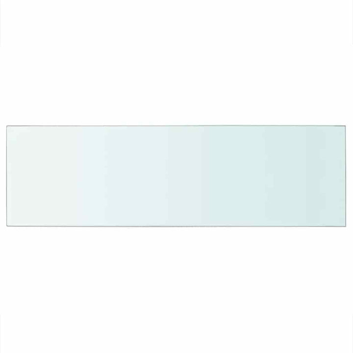 hylder 2 stk. glaspanel 80 x 25 cm klar