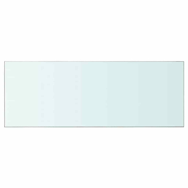 hylder 2 stk. glaspanel 80 x 30 cm klar