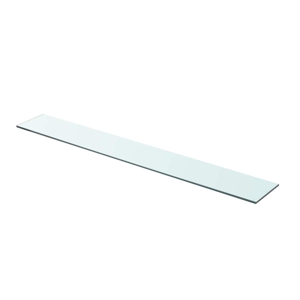 hylder 2 stk. glaspanel 90 x 12 cm klar