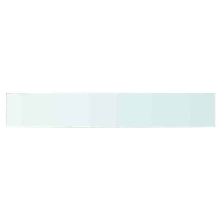hylder 2 stk. glaspanel 90 x 15 cm klar