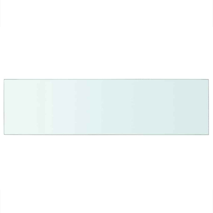 hylder 2 stk. glaspanel 90 x 25 cm klar