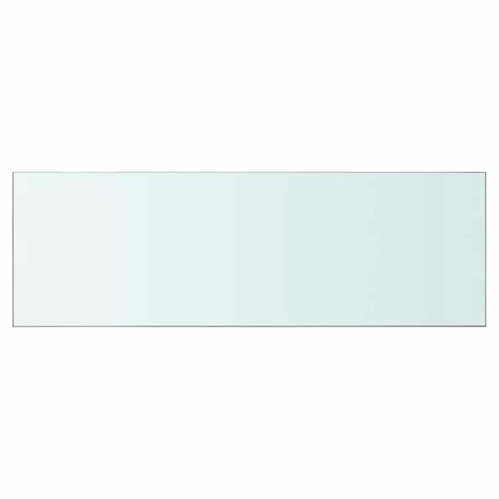 hylder 2 stk. glaspanel 90 x 30 cm klar