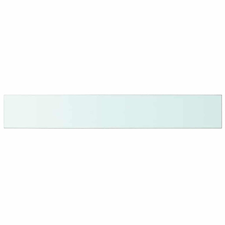 hylder 2 stk. glaspanel 100 x 15 cm klar