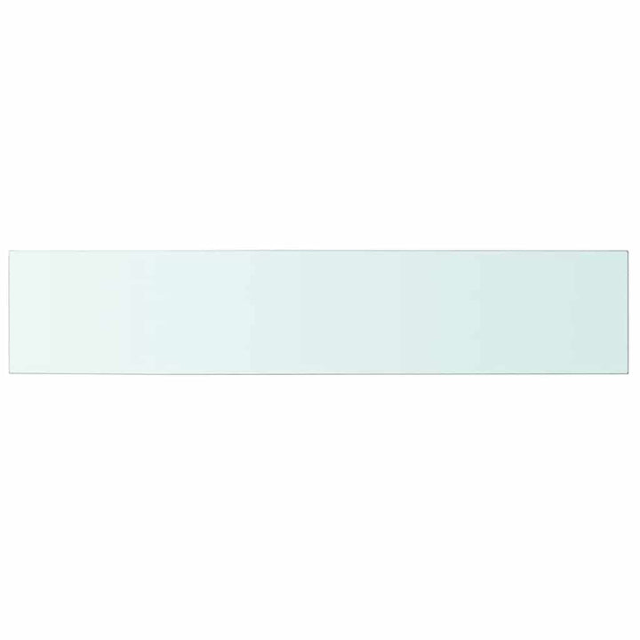 hylder 2 stk. glaspanel 100 x 20 cm klar