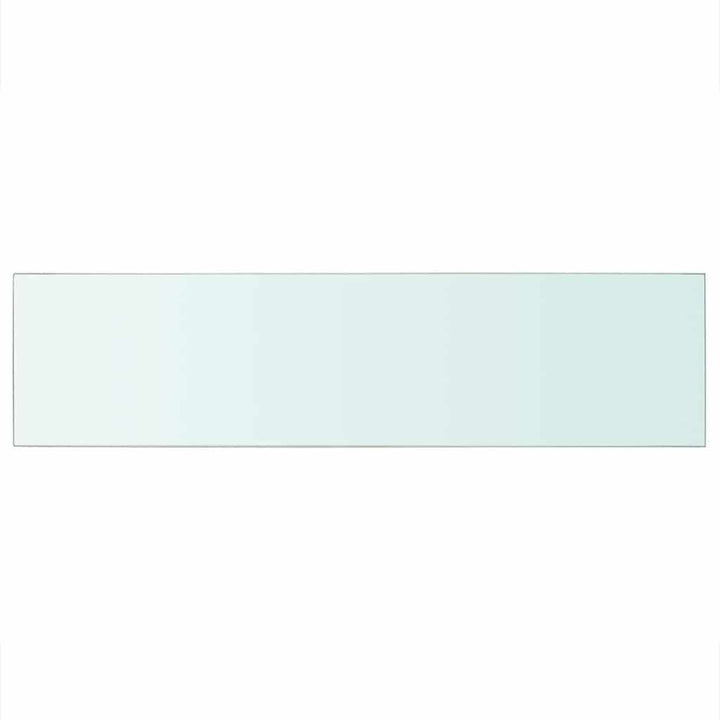 hylder 2 stk. glaspanel 100 x 25 cm klar