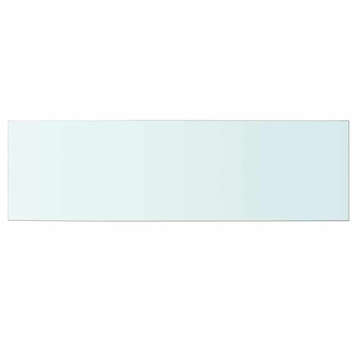 hylder 2 stk. glaspanel 100 x 30 cm klar