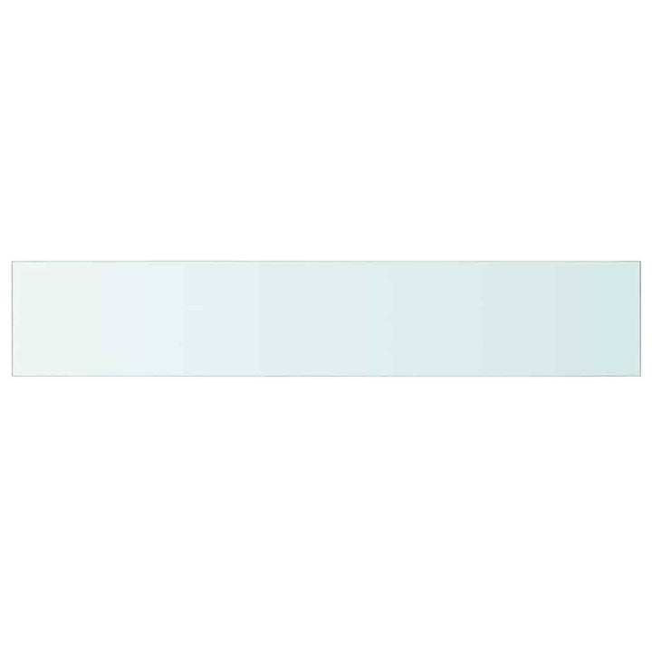 hylder 2 stk. glaspanel 110 x 20 cm klar
