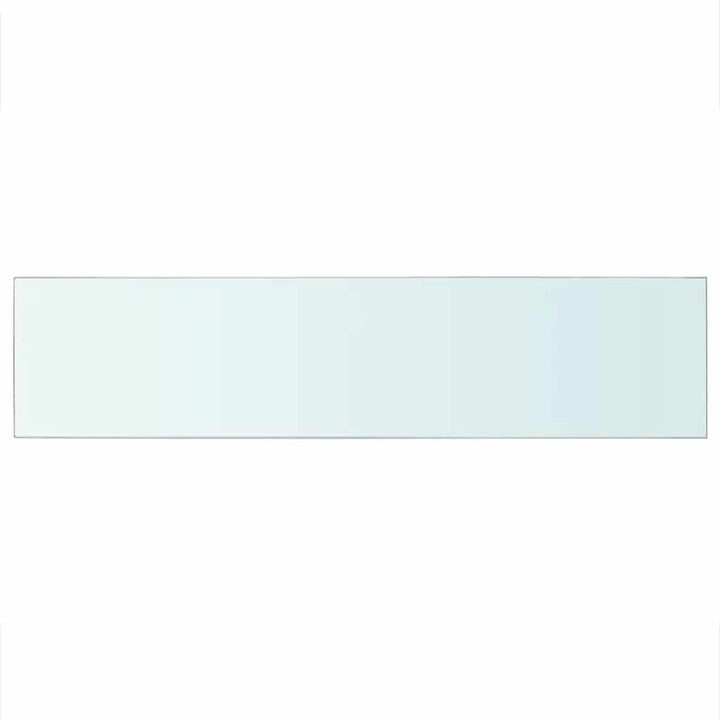 hylder 2 stk. glaspanel 110 x 25 cm klar