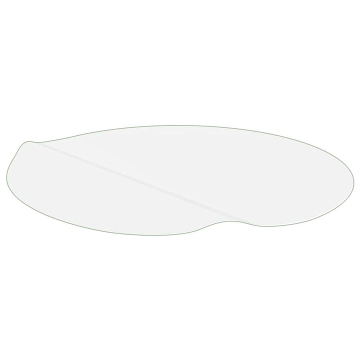 bordbeskytter Ø 90 cm 1,6 mm PVC transparent