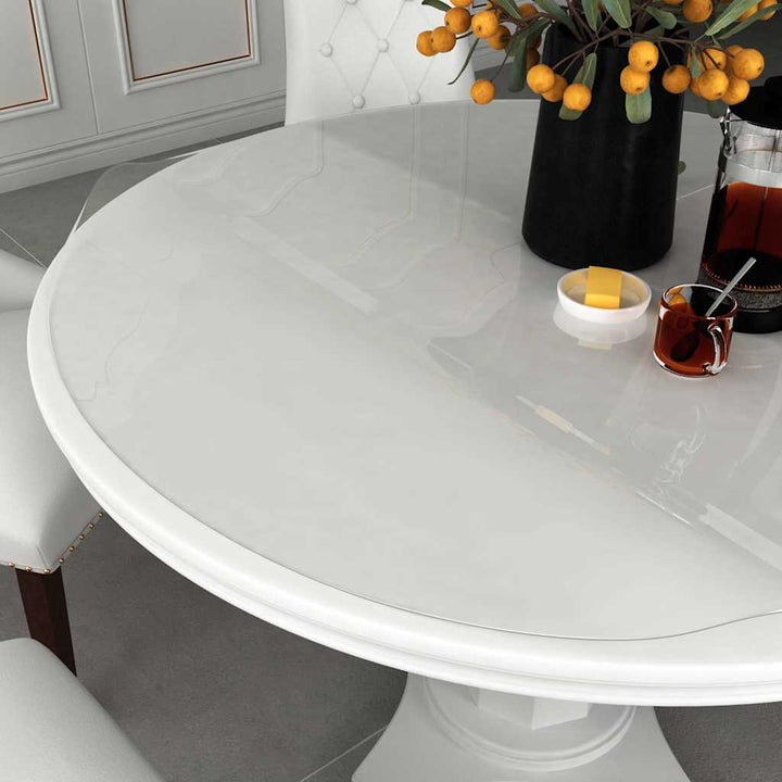 bordbeskytter Ø 90 cm 1,6 mm PVC transparent