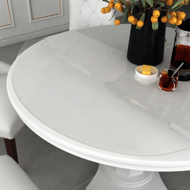 bordbeskytter Ø 100 cm 1,6 mm PVC transparent