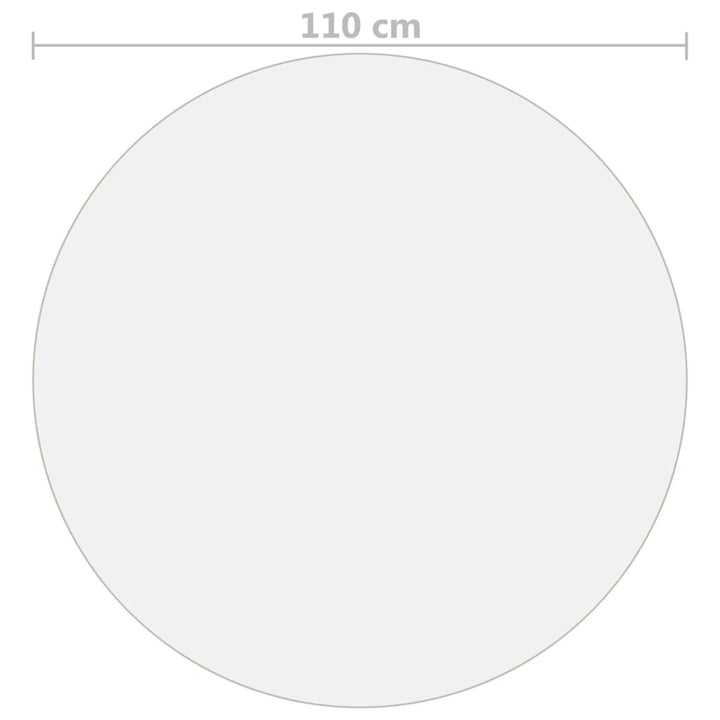 bordbeskytter Ø 110 cm 1,6 mm PVC mat