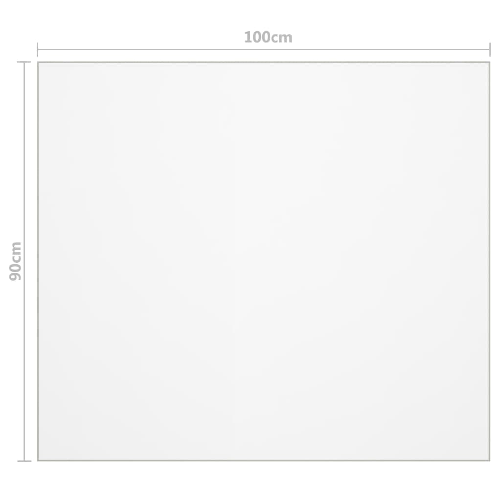 bordbeskytter 100x90 cm 1,6 mm PVC mat