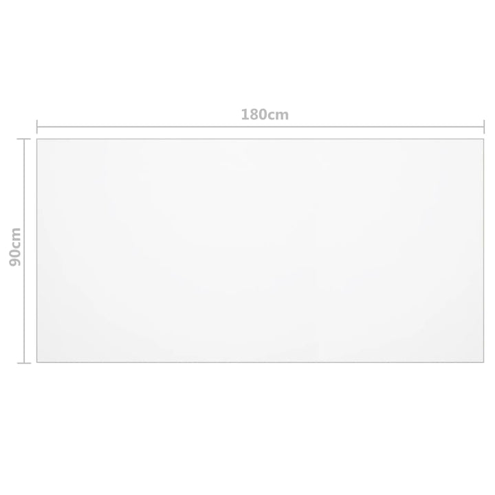 bordbeskytter 180x90 cm 1,6 mm PVC mat