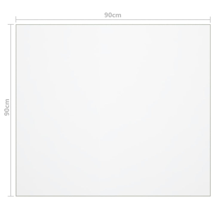 bordbeskytter 90x90 cm 1,6 mm PVC mat