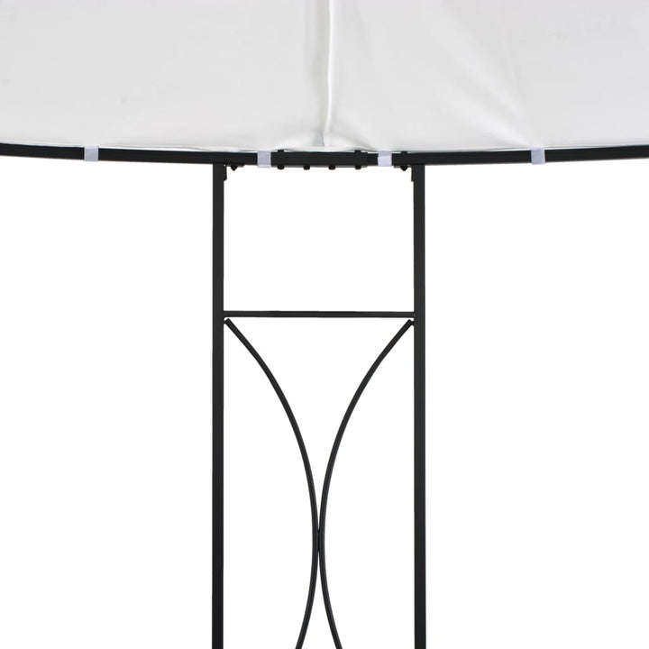 pavillon 300x290 cm rund hvid